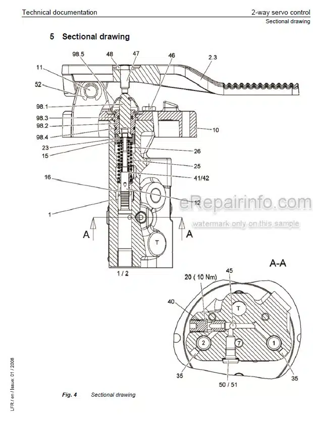 Photo 3 - Liebherr R900C R904C Litronic Service Manual Crawler Excavator