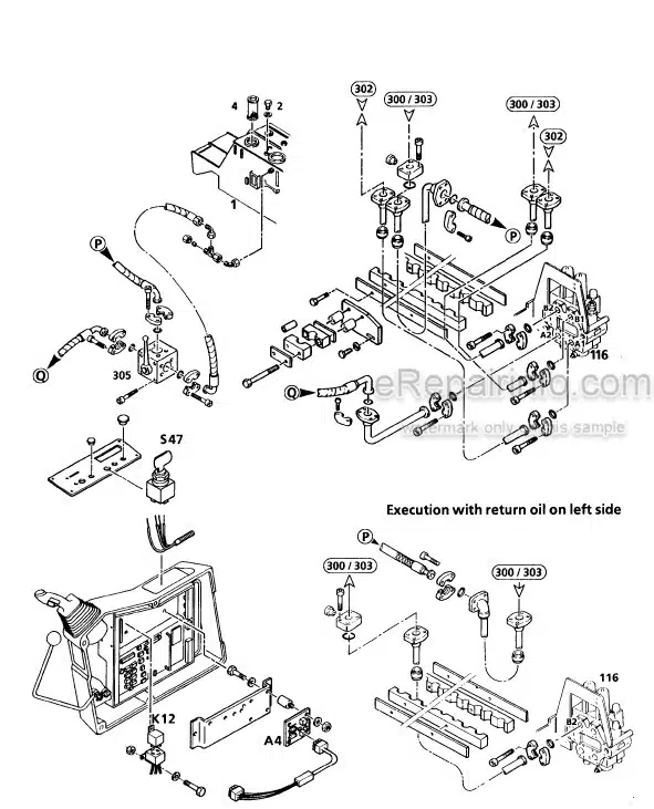 Photo 5 - Liebherr R900 R902 R912 R922 R932 R942 Litronic Service Manual Hydraulic Excavator