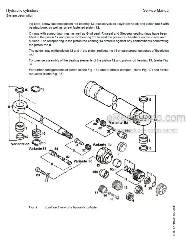 Photo 8 - Liebherr R914C R924C Service Manual Hydraulic Excavator