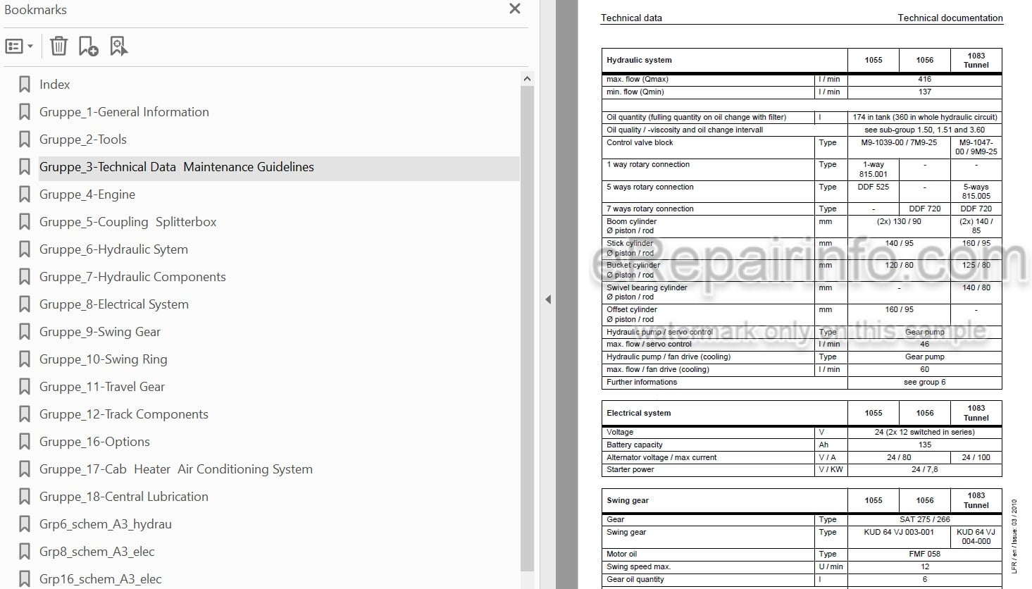 Photo 5 - Liebherr R924 Compact Service Manual Hydraulic Excavator