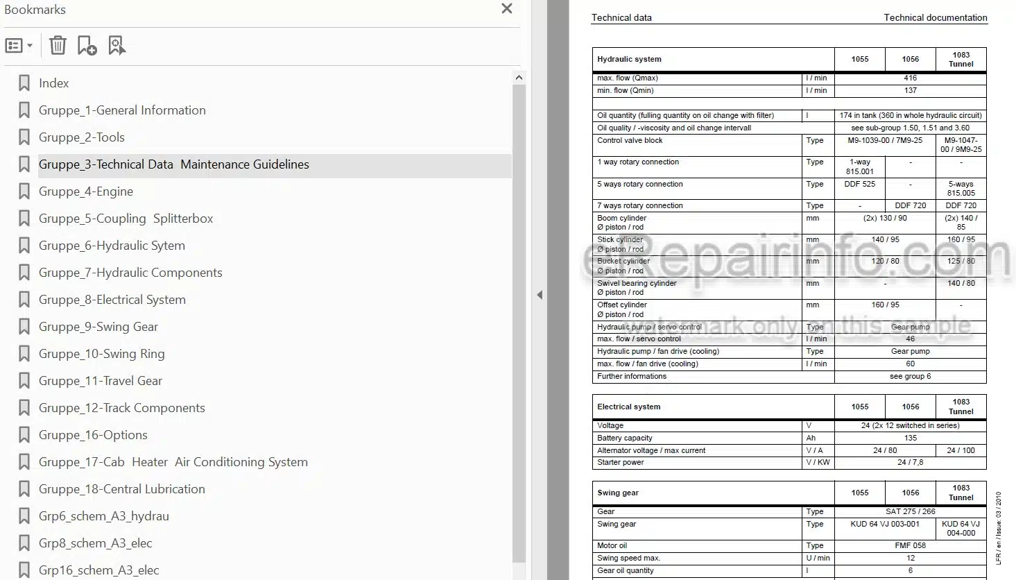 Photo 5 - Liebherr R924 Compact Service Manual Hydraulic Excavator