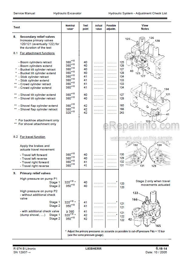 Photo 6 - Liebherr R954 R954B R954C R964 R964B R974B R984B R984C Litronic Service Manual Hydraulic Excavator