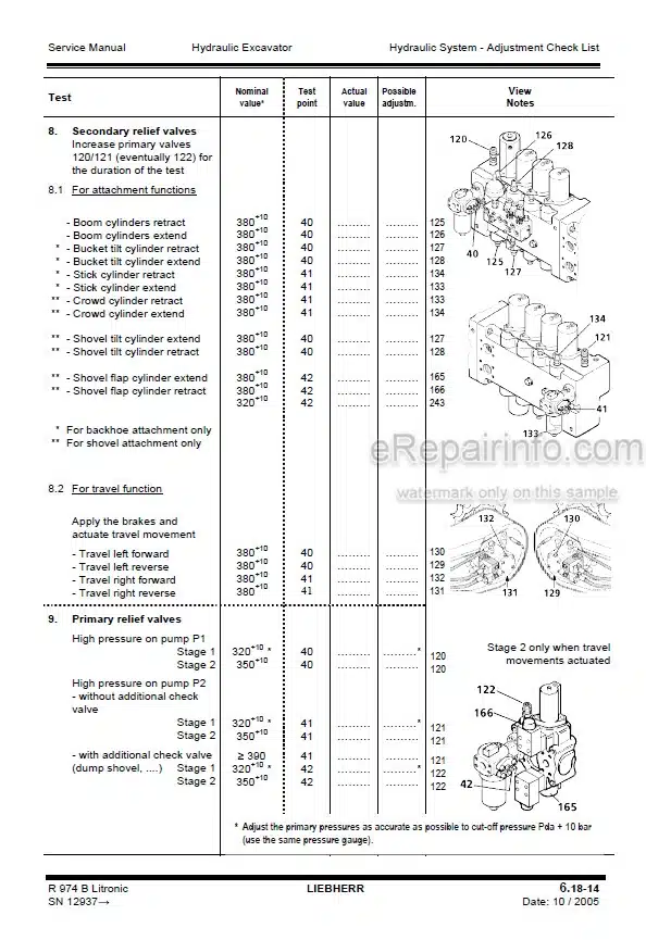Photo 6 - Liebherr R954 R954B R954C R964 R964B R974B R984B R984C Litronic Service Manual Hydraulic Excavator