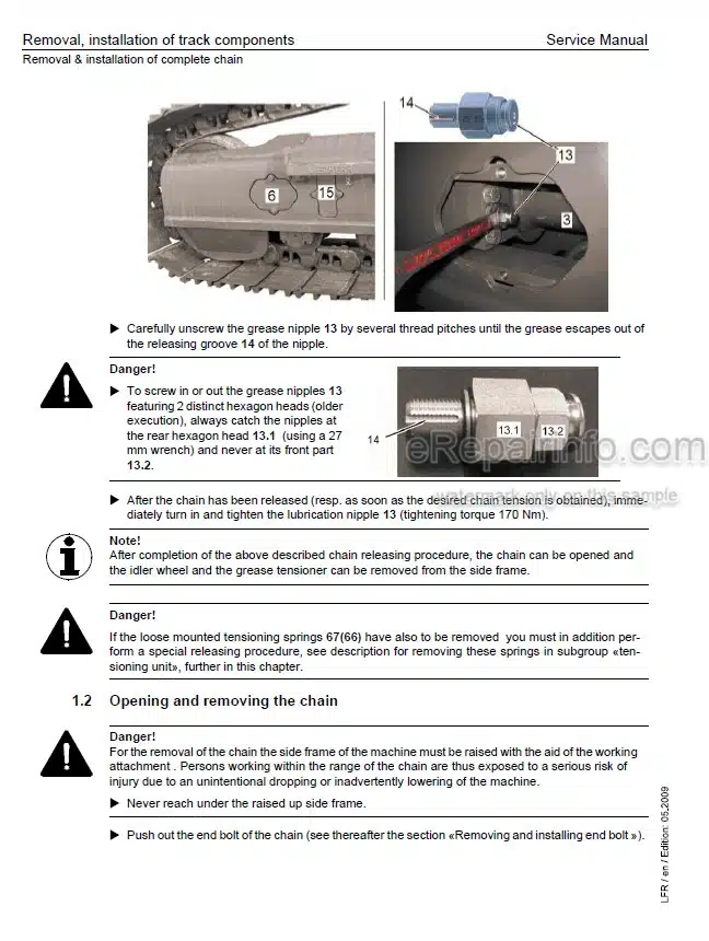 Photo 5 - Liebherr R964C R974C Service Manual Hydraulic Excavator