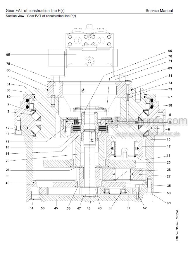 Photo 6 - Liebherr R964C R974C Service Manual Hydraulic Excavator