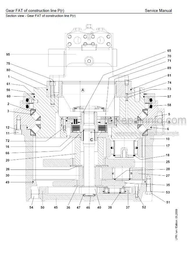 Photo 6 - Liebherr R964C R974C Service Manual Hydraulic Excavator