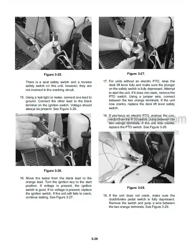 Photo 7 - MTD 600 700 800 900 Series Repair Manual Lawn And Garden Tractor 770-10578