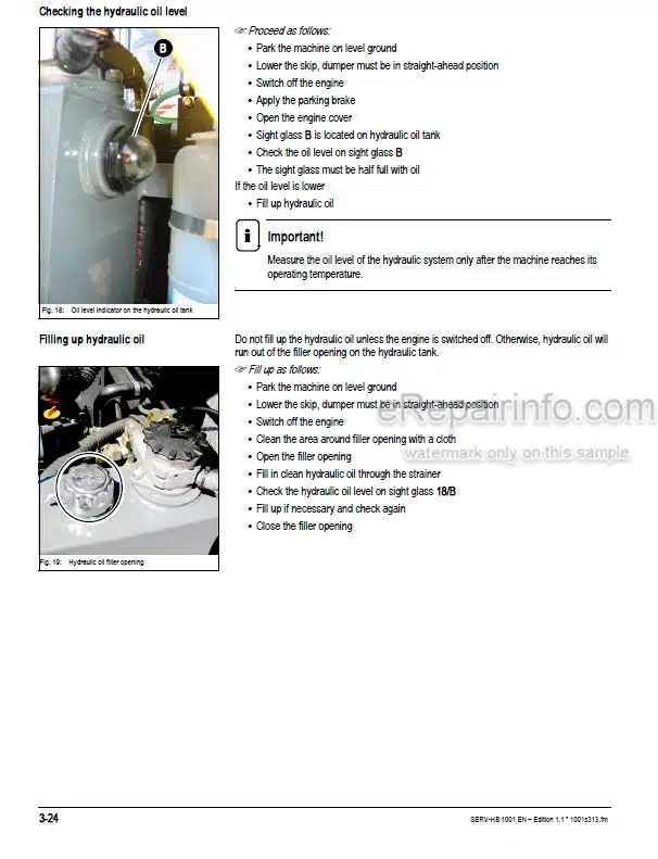 Photo 10 - Neuson 1001 Service Manual Dumper 1000144662