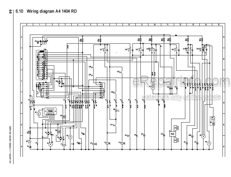 Photo 5 - Neuson 1404 Service Manual Compact Excavator 1000166693