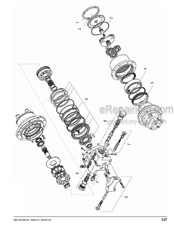 Photo 6 - Neuson 50Z3 Repair Manual Compact Excavator 1000129833