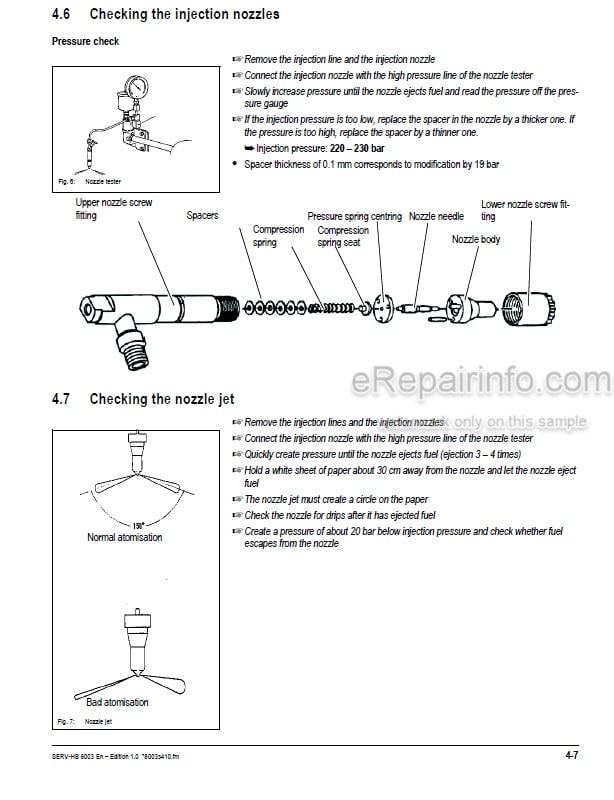Photo 6 - Neuson 8003 Service Manual Compact Excavator 1000132826