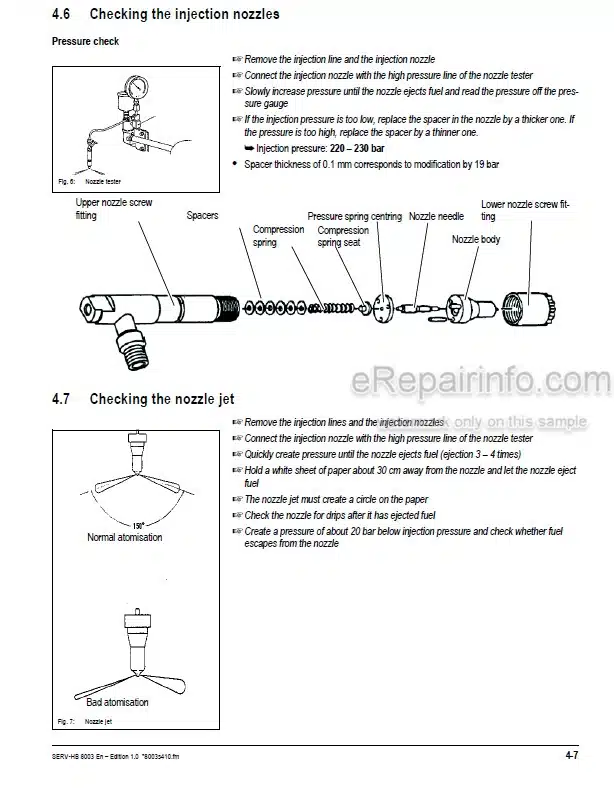 Photo 6 - Neuson 8003 Service Manual Compact Excavator 1000132826