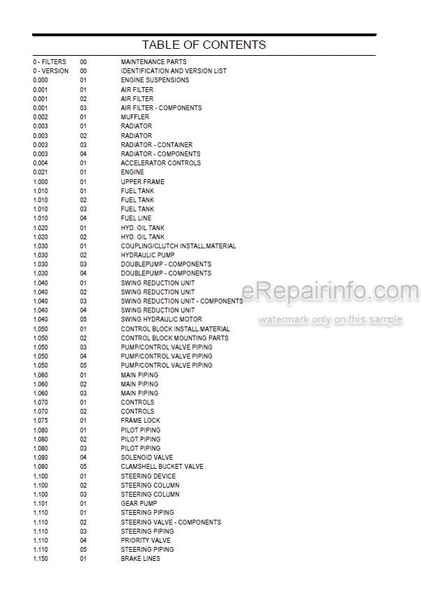 Photo 4 - New Holland MH City Tier 3 Parts Catalog Wheel Excavator