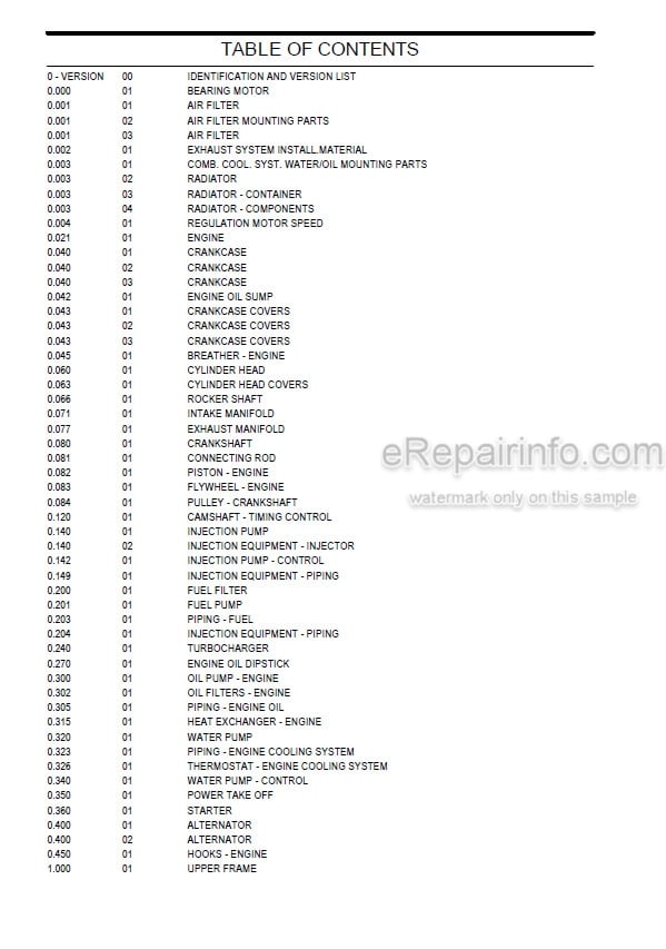 Photo 4 - New Holland MH Plus Tier 3 Parts Catalog Wheel Excavator