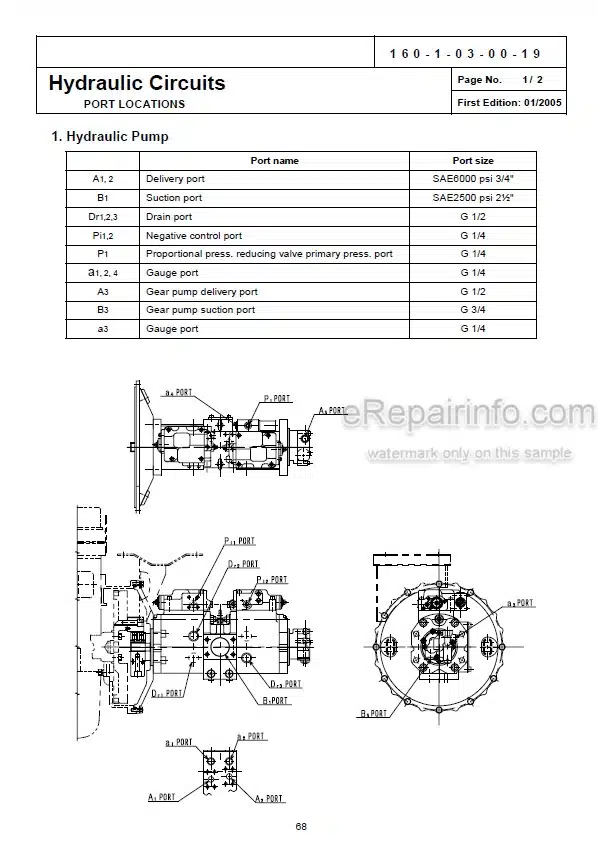 Photo 13 - Sumitomo SH160-3 Repair Manual Hydraulic Excavator