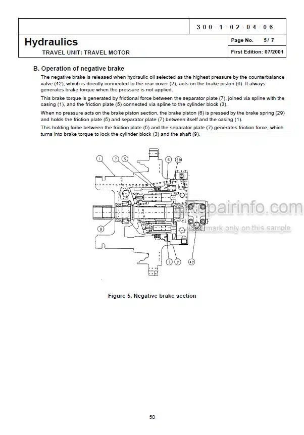 Photo 3 - Sumitomo SH290 Repair Manual Crawler Excavator