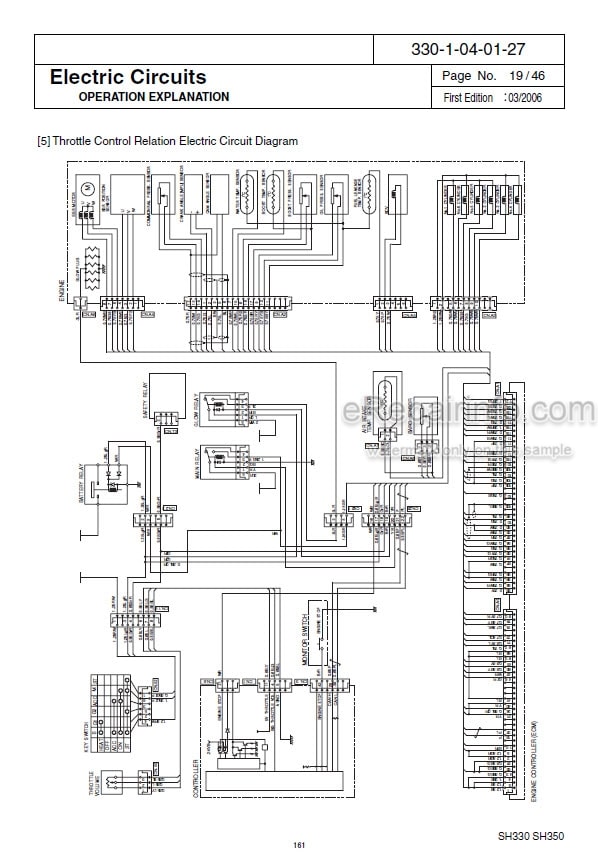 Photo 5 - Sumitomo SH330-3B SH330LC-3B SH350HD-3B Repair Manual Excavator