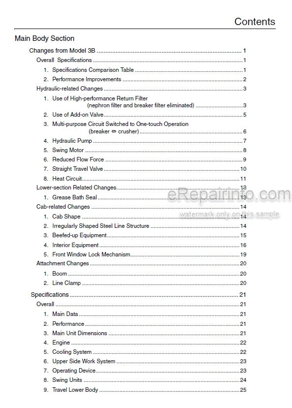 Photo 5 - Sumitomo SH330-5 SH330LC-5 SH350HD-5 SH350LHD-5 Repair Manual Hydraulic Excavator