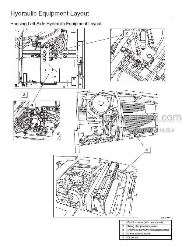Photo 3 - Sumitomo SH330-5 SH330LC-5 SH350HD-5 SH350LHD-5 Repair Manual Hydraulic Excavator