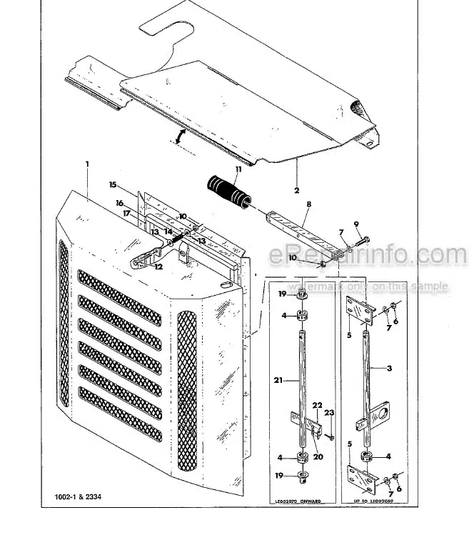 Photo 7 - Thomas 105 Parts Manual Skid Steer Loader 0521255SP