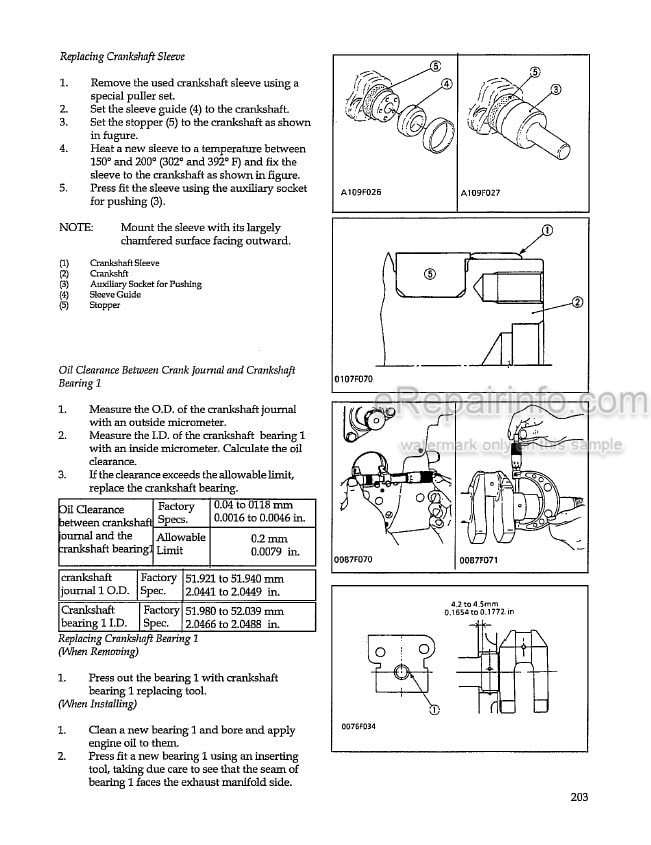Photo 3 - Thomas 173 HL S II Series Repair Manual Skid Steer Loader 043225