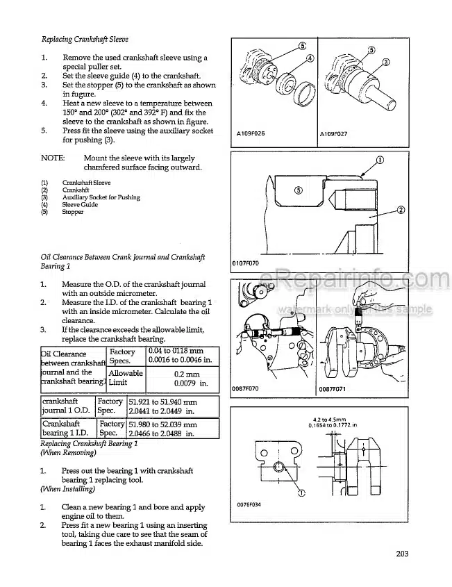 Photo 3 - Thomas 173 HL S II Series Repair Manual Skid Steer Loader 043225