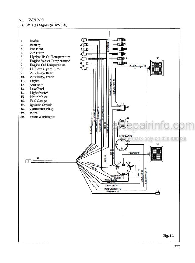 Photo 6 - Thomas 173 HL S II Series Repair Manual Skid Steer Loader 043225