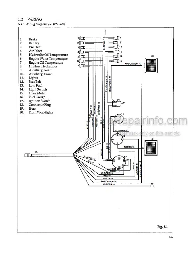 Photo 6 - Thomas 173 HL S II Series Repair Manual Skid Steer Loader 043225