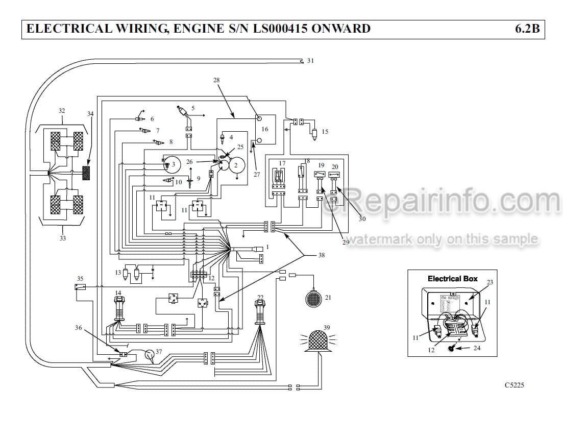 Photo 5 - Thomas 205 Parts Manual Skid Steer Loader 053457SP