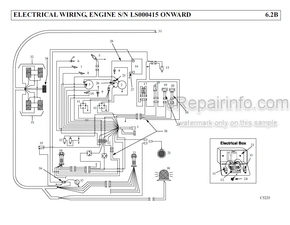 Photo 5 - Thomas 205 Parts Manual Skid Steer Loader 053457SP