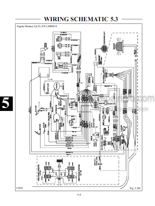 Photo 6 - Thomas 205 Repair Manual Skid Steer Loader 52433