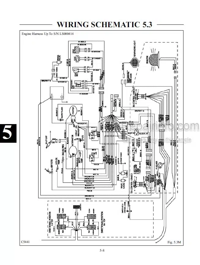 Photo 6 - Thomas 205 Repair Manual Skid Steer Loader 52433