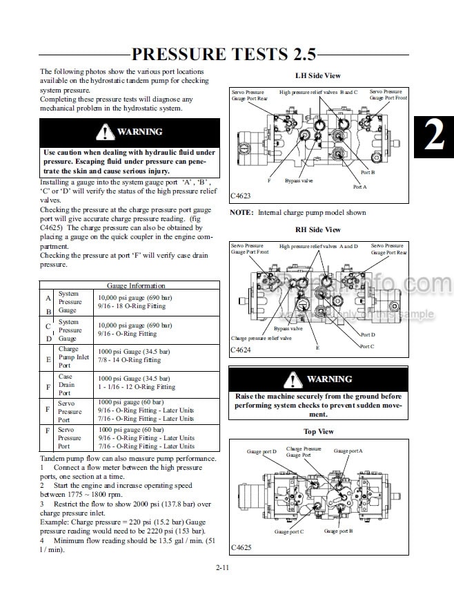 Photo 6 - Thomas 250 255 Repair Manual Skid Steer Loader 49903