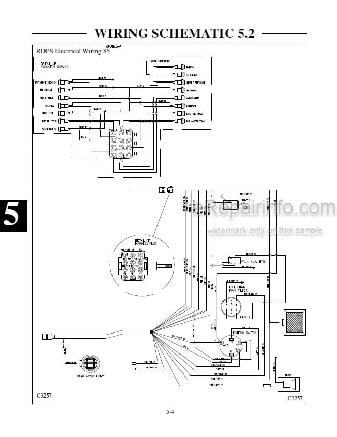 Photo 6 - Thomas 85 Repair Manual Skid Steer Loader 533221