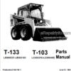 Photo 4 - Thomas T-133 T-103 Parts Manual Skid Steer Loader 025180-1