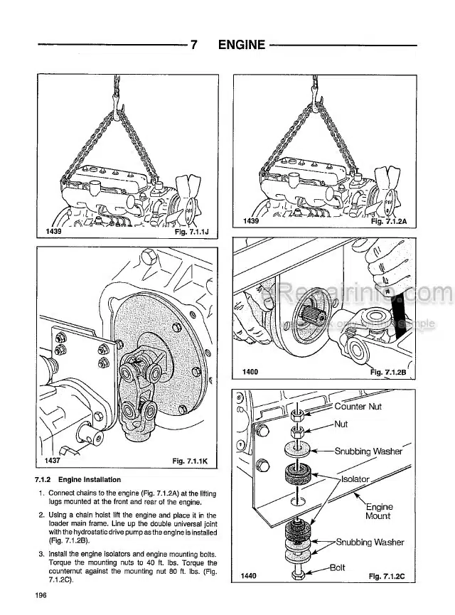 Photo 1 - Thomas T103 T133 Repair Manual Skid Steer Loader 30232