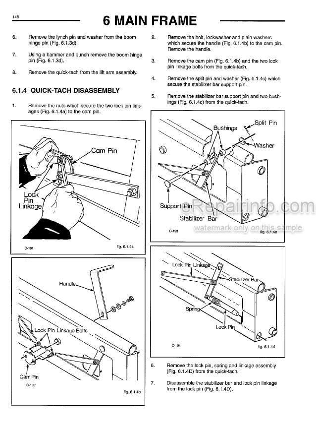 Photo 3 - Thomas T133S Repair Manual Skid Steer Loader 41075