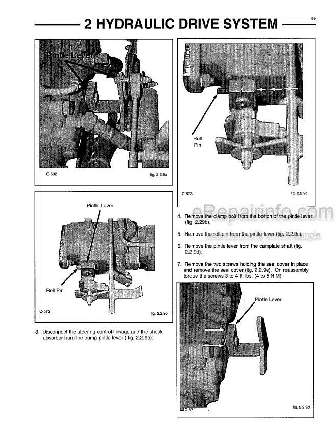 Photo 14 - Thomas T133S Repair Manual Skid Steer Loader 41075