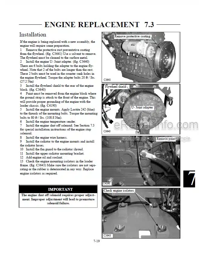 Photo 2 - Thomas T175 T1700 Repair Manual Skid Steer Loader 49012