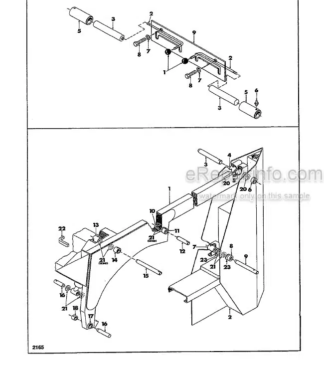 Photo 3 - Thomas T233HD T203HD T183HD T173 Parts Manual Skid Steer Loader 032921-3