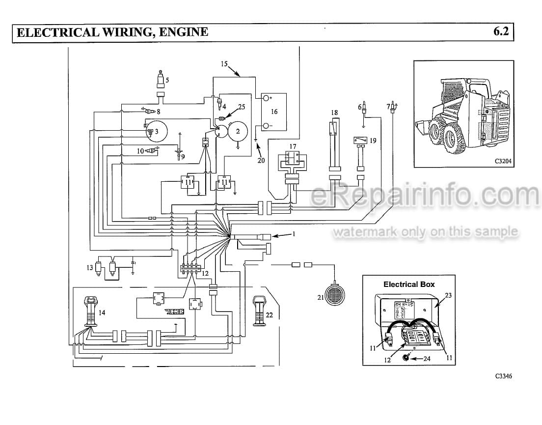 Photo 5 - Thomas T245HDK Parts Manual Skid Steer Loader 046926
