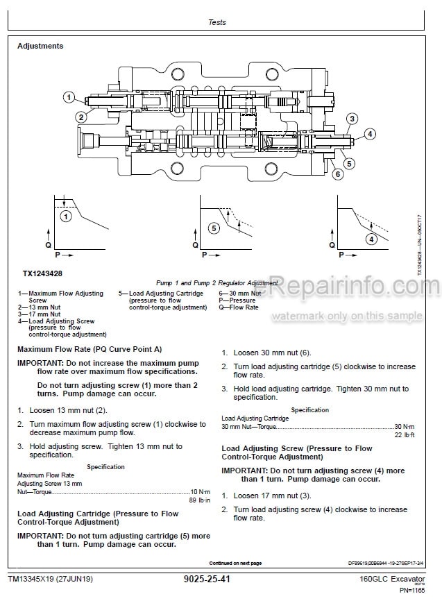 Photo 6 - John Deere 160GLC Operation And Test Manual Excavator TM13345X19