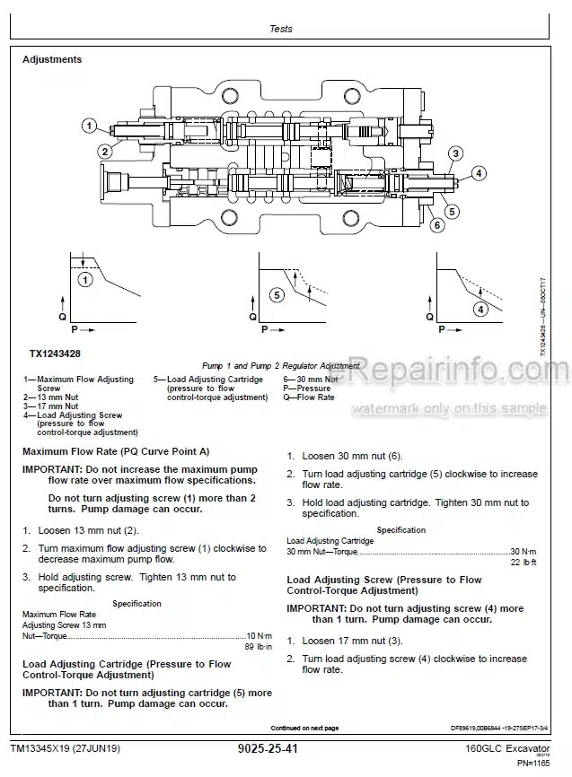 Photo 6 - John Deere 160GLC Operation And Test Manual Excavator TM13345X19
