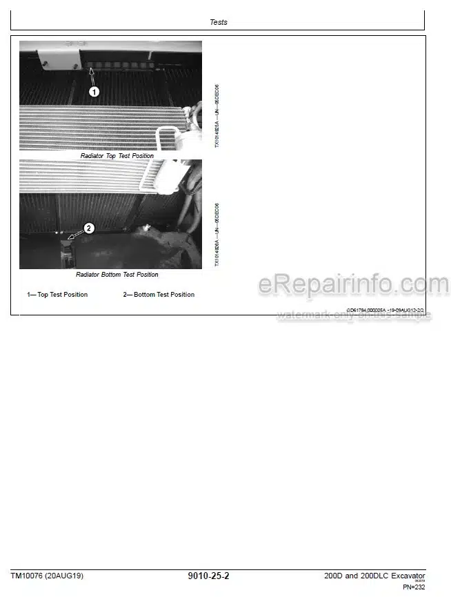 Photo 6 - John Deere 6100 6200 6300 6400 Operation And Tests Service Early Tractor Electric Diagnostic TM4487elec