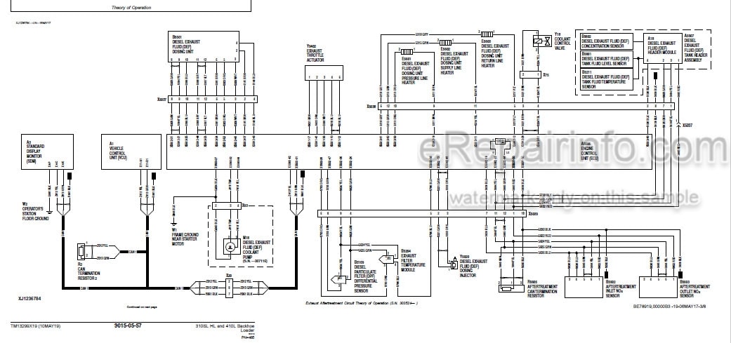 Photo 3 - John Deere 310SL 310HL 410L Operation And Test Manual Backhoe Loader TM13299X19