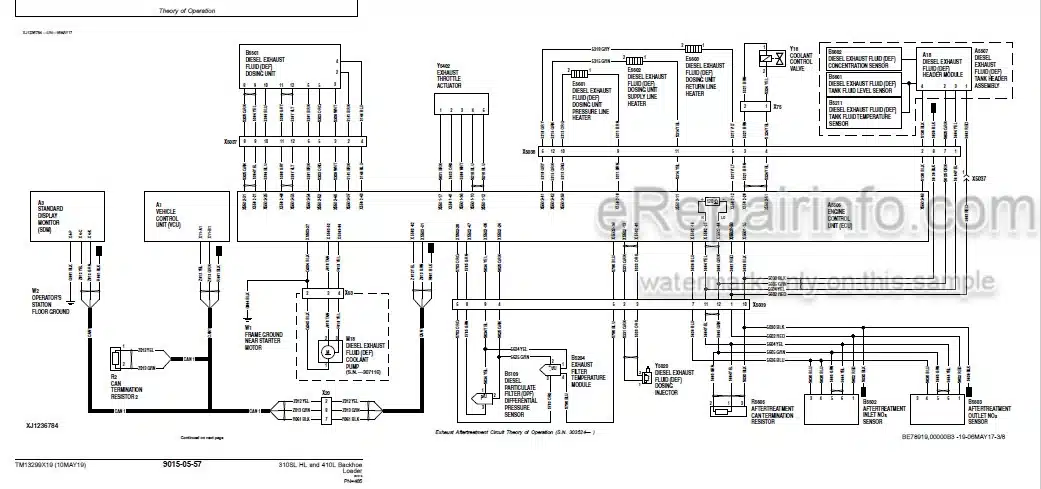 Photo 3 - John Deere 310SL 310HL 410L Operation And Test Manual Backhoe Loader TM13299X19