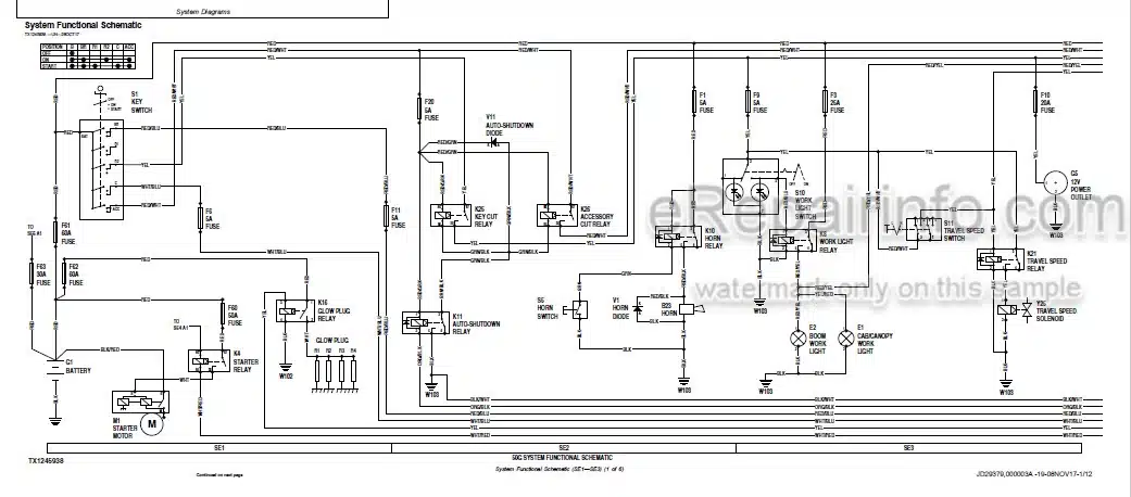 Photo 3 - John Deere 50G Operation And Test Manual Excavator TM12885