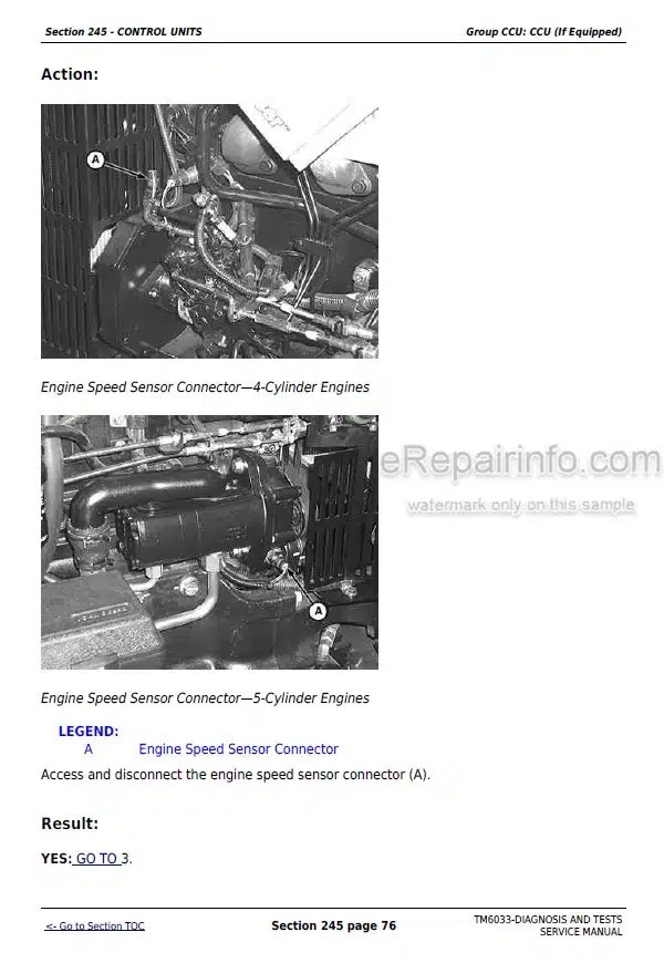 Photo 1 - John Deere 5425  5625 5725 5725HC 5425HC 5625HC 5425N 5725N Diagnosis And Tests Manual Tractor TM6033