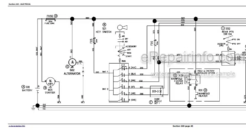 Photo 5 - John Deere 5425  5625 5725 5725HC 5425HC 5625HC 5425N 5725N Diagnosis And Tests Manual Tractor TM6033