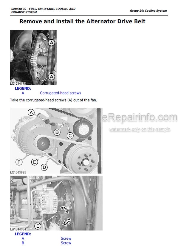 Photo 8 - John Deere 4475 5575 6675 7775 Technical Manual Skid Steer Loader TM1153